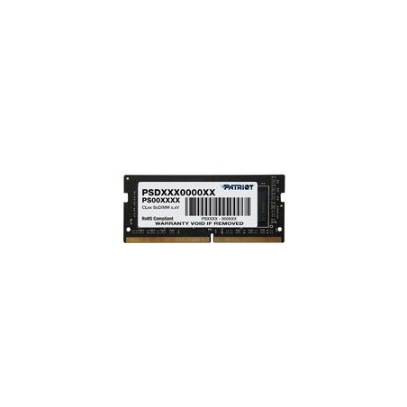 MEMORIA PATRIOT SIGNATURE SODIMM DDR3L 4GB 1X4GB 1600MHZ CL11 204PIN 1.35V P/LAPTOP