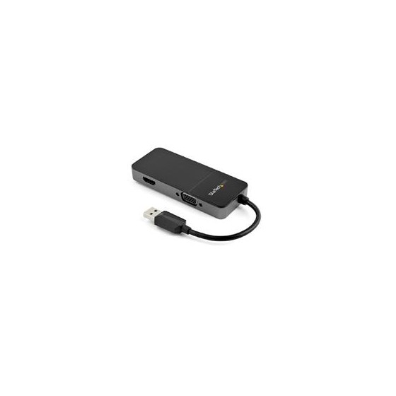 ADAPTADOR DE VIDEO EXTERNO USB 3.0 A HDMI Y VGA - 4K 30HZ - TARJETA DE VIDEO PARA MAC Y WINDOWS - MULTIPUERTOS 2EN1 - STARTECH