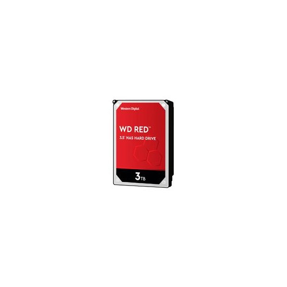 DISCO DURO INTERNO WD RED 3TB 3.5 ESCRITORIO SATA3 6GB/S 256MB 5400RPM 24X7 HOTPLUG P/NAS 1-8 BAHIAS