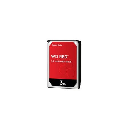 DISCO DURO INTERNO WD RED 3TB 3.5 ESCRITORIO SATA3 6GB/S 256MB 5400RPM 24X7 HOTPLUG P/NAS 1-8 BAHIAS