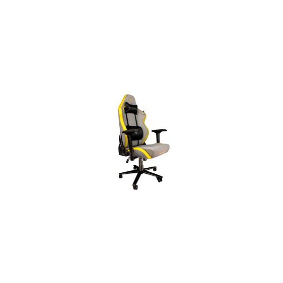 SILLA GAMER BALAM RUSH THUNDER COMP DARK-LIGHT EDITION XL / INCLINACION DE 90 A 180Â°/ MAX 150 KG / GRIS Y AMARILLO / BR-932