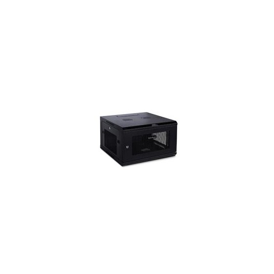 GABINETE DE MONTAJE EN PARED CYBERPOWER (CR6U61001) 6U, NEGRO, CAPACIDAD DE CARGA DE 60 KG. GARANTYA DE 5 AYOS.