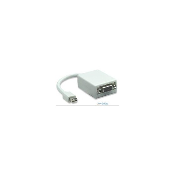 ADAPTADOR,MANHATTAN,322508, DISPLAYPORT MINI M A VGA H