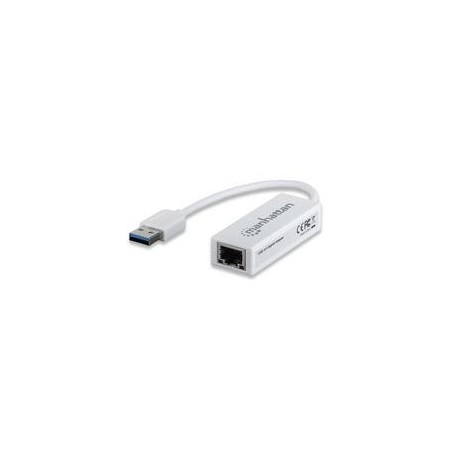 ADAPTADOR,MANHATTAN,506847, USB V3.0 A RED GB MH