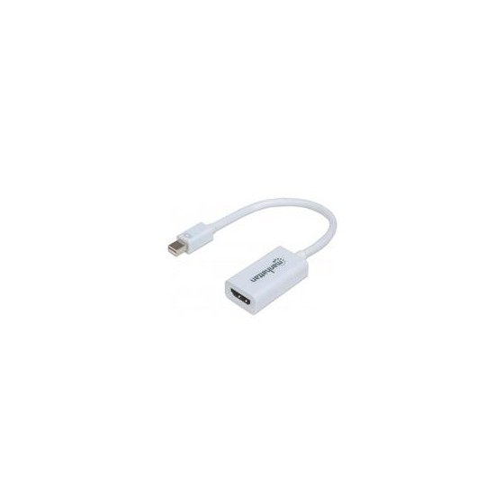 CABLE  ADAPTADOR,MANHATTAN,151399, DISPLAYPORT MINI M A HDMI H BL 1080P