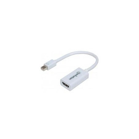 CABLE  ADAPTADOR,MANHATTAN,151399, DISPLAYPORT MINI M A HDMI H BL 1080P