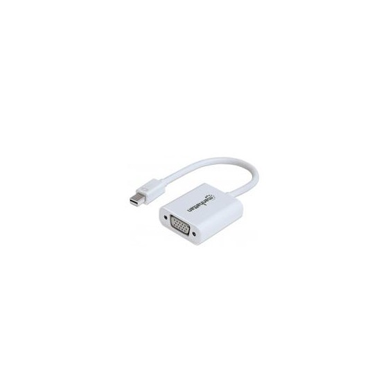 ADAPTADOR,MANHATTAN,151382, DISPLAYPORT MINI M A VGA H BL