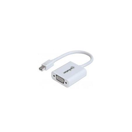 ADAPTADOR,MANHATTAN,151382, DISPLAYPORT MINI M A VGA H BL