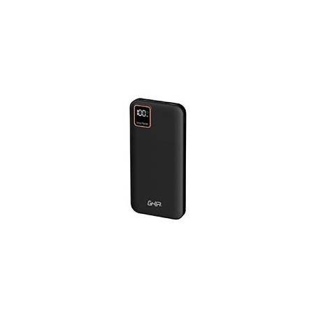 POWER BANK GHIA DE CARGA RAPIDA DE 10 000 MAH COLOR NEGRO