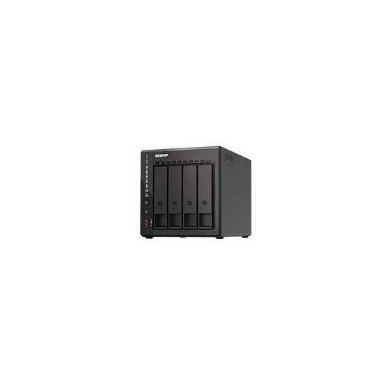 NAS QNAP TS-453E-8G / 4 BAHIAS / TORRE / INTEL CELERON 4NUCLEOS 2.6GHZ / 8GB RAM DDR4 / LAN 2,5GBE2 / HDMI2 / USB 3.22 / USB 2