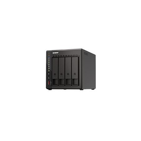 NAS QNAP TS-453E-8G / 4 BAHIAS / TORRE / INTEL CELERON 4NUCLEOS 2.6GHZ / 8GB RAM DDR4 / LAN 2,5GBE2 / HDMI2 / USB 3.22 / USB 2