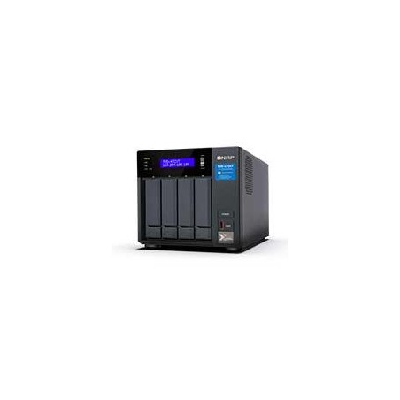 NAS QNAP TVS-472XT-I3-4G / 4 BAHIAS / TORRE / INTEL COREI3 4NUC3.1GHZ / 4GBRAM / M.2 (2) /LANGBE RJ45(2)/10GBE(1)/THUNDERBOLT3