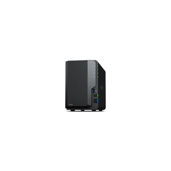 NAS SYNOLOGY DS223 /2 BAHIAS NUCLEO CUYDRUPLE 1.7 GHZ /2GB DDR4/ LAN GIGABIT X1/USB 3.2 X3/SATA/HOT-SWAP/ SIN DISCOS/ REALTE