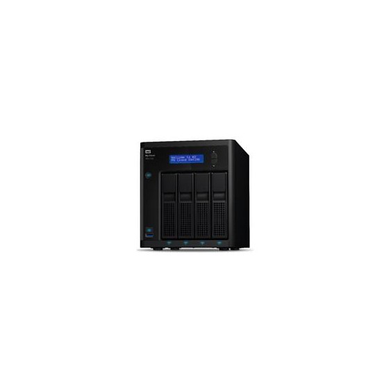 NAS WD MY CLOUD PR4100 24TB/CON 4 DISCOS DE 6TB/4BAHIAS/INTEL PENTIUM N3710 1.6GHZ/4GB/2ETHERNET/3USB3.0/RAID 0-1-5-10