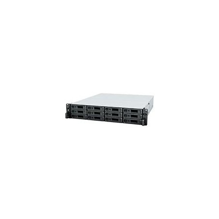 NAS SYNOLOGY RS2423 /12 BAHIAS /NUCLEO CUADRUPLE 3.3GHZ/8GB DDR4/HASTA 216 TB /LAN GIGABIT X2/ LAN 10GBE X1/ USB 3.2 X2/HOTSWA