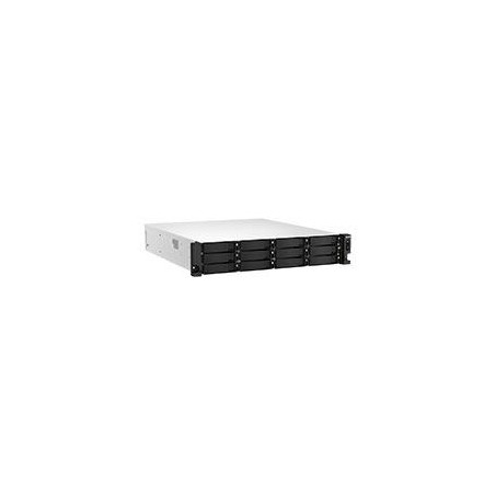 NAS QNAP TS-H1887XU-RP-E2334-16G-US/18 BAHIAS/ RACK 2U/ INTEL XEON 4 NUCLEOS, HASTA 4.8 GHZ/16GB RAM, HASTA 128GB/2.5GBE(2)/10