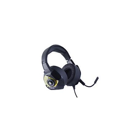 AUDIFONOS GAMER OCELOT TIPO DIADEMA/OVER-EAR/USB/3.5MM/COLOR NEGRO/ALAMBRICOS/ILUMINACION TIPO RGB/CONTROL DE AUDIO/MICROFONO 