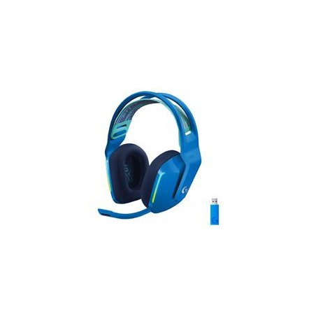 AUDIFONOS GAMING TIPO DIADEMA LOGITECH G733 LIGHTSPEED BLUE INALAMBRICO USB 1MS RECARGABLE 29HRS DE USO 20 METROS 7.1 CANALES 