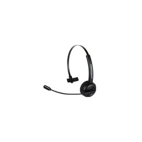 DIADEMA BLUETOOTH MONO CON CANCELACION DE RUIDO PERFECT CHOICE NEGRO