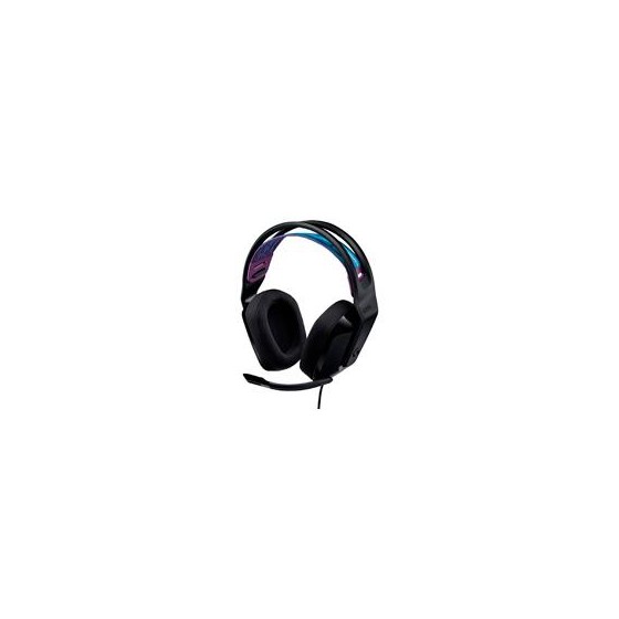 AUDIFONOS GAMING TIPO DIADEMA LOGITECH G335 BLACK  ALAMBRICO 3.5MM SUPER LOGERO 240G PC, XBOX, PLAYSTATION, NINTENDO, SWITCH, 