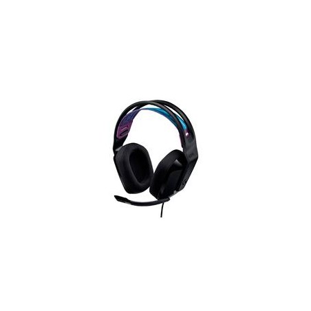 AUDIFONOS GAMING TIPO DIADEMA LOGITECH G335 BLACK  ALAMBRICO 3.5MM SUPER LOGERO 240G PC, XBOX, PLAYSTATION, NINTENDO, SWITCH, 