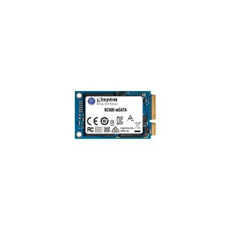 UNIDAD SSD KINGSTON SKC600 MSATA 512GB SATA 3 550R/520W(SKC600MS/512G)