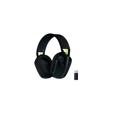 AUDIFONOS GAMING TIPO DIADEMA LOGITECH G435 LIGHTSPEED BLACK INALAMBRICO RECARGABLE 18HRS USB 1MS LIGHTSYNC BLUETOOTH 165 GRAM