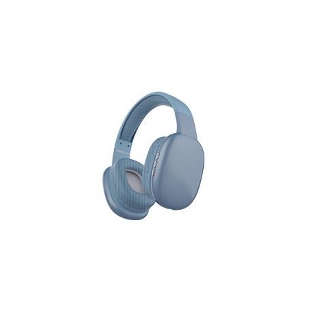 AUDIFONOS DIADEMA INALAMBRICOS BLUETOOTH ACOLCHONADA PERFECT CHOICE CLOUD - AZUL