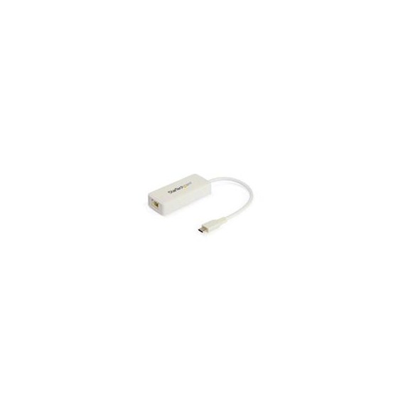 ADAPTADOR DE RED ETHERNET USB-C  CON PUERTO USB A - ADAPTADOR DE RED NIC ETHERNET RJ45 USB TIPO C USB 3.0/USB 3.1 BLANCO - STA