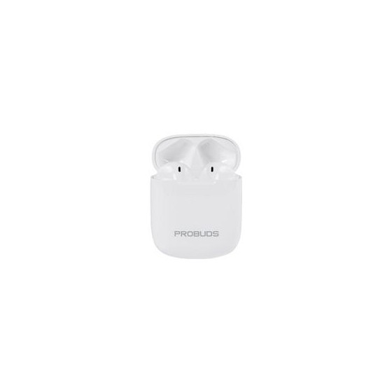 AUDIFONOS GINGA COLORBUDS D7347WM INALAMBRICOS CON ESTUCHE DE CARGA BLANCO