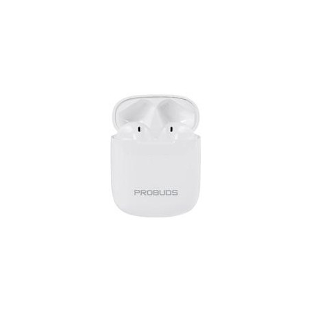 AUDIFONOS GINGA COLORBUDS D7347WM INALAMBRICOS CON ESTUCHE DE CARGA BLANCO