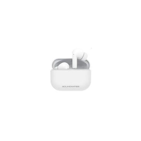 AUDIFONOS INALAMBRICOS GINGA SOUNDMATE V2 SMV8062 CON ESTUCHE DE CARGA BLANCO