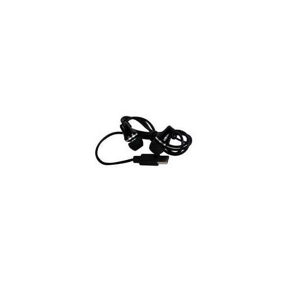 AUDIFONOS ALAMBRICOS CONECTOR TIPO C PERFECT CHOICE GLISSANDO - NEGRO