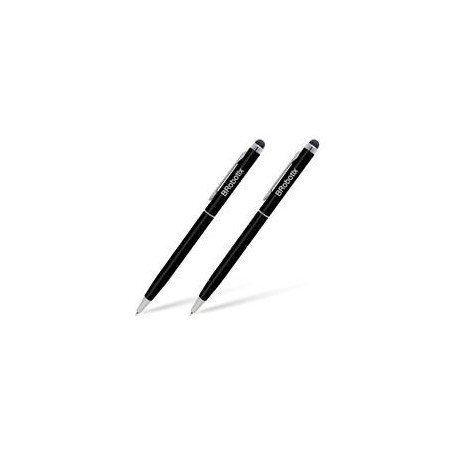 PLUMA STYLUS BROBOTIX PARA TABLETA, DUO PACK, NEGRA