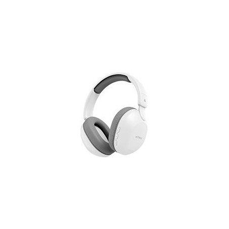 AUDIFONOS ACTECK HONOUR PLUS HP450 / INALAMBRICOS DIADEMA / BLUETOOTH / MICROFONO INTEGRADO / BATERIA 14H / BLANCO / AC-935630