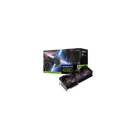 TARJETA DE VIDEO PNY NVIDIA RTX 4080 VERTO EPIC-X ARGB TRIPL FAN XLR8 OC / 16GB GDDR6X / 3X DP 1.4A / HDMI 2.1 / PCIE 4.0 X16 