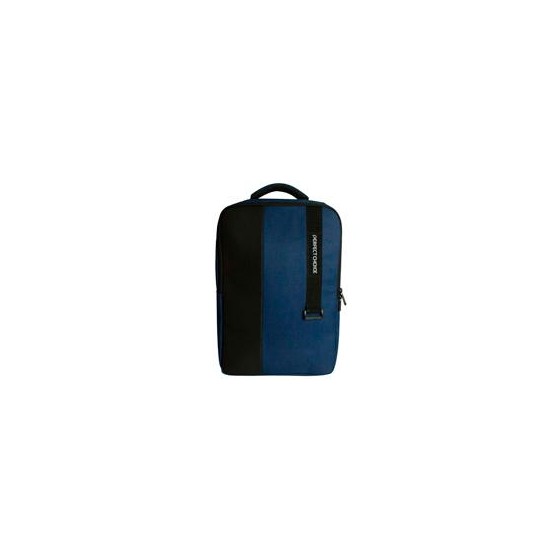 MOCHILA PERFECT CHOICE PARA LAPTOP 15.6 PULGADAS CLASSY - AZUL/NEGRO