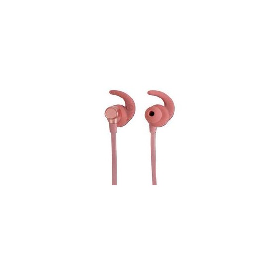 AUDIFONOS IN-EAR BLUETOOTH CON MICROFONO COLECCION METALICOS COLOR ROSA MB-02021