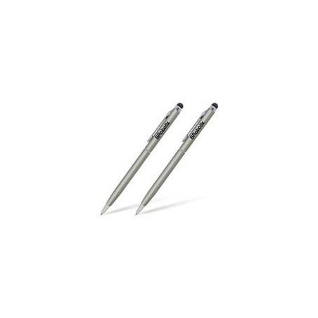 PLUMA STYLUS BROBOTIX PARA TABLETA, DUO PACK, PLATA