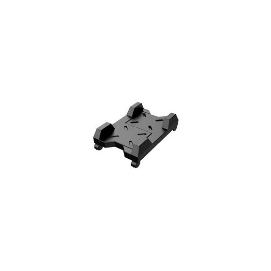 SOPORTE BROBOTIX PARA CPU CON RUEDAS PLASTICO NEGRO