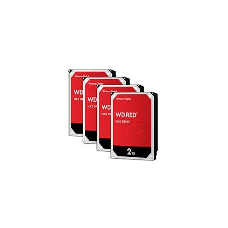 DISCO DURO INTERNO WD RED 2TB 3.5 ESCRITORIO SATA3 6GB/S 256MB 5400RPM 24X7 HOTPLUG NAS 1-8 BAHIAS