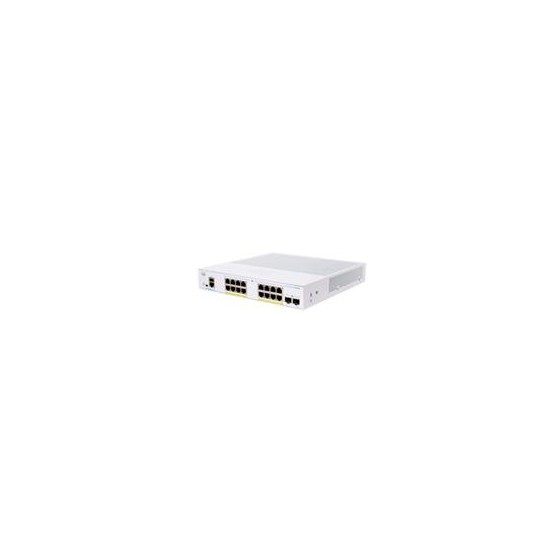 SWITCH CISCO BUSINESS SERIE 350 ADMINISTRADO, 16 PUERTOS 10/100/1000 POE, 2X1G SFP, FUENTE DE PODER EXTERNO