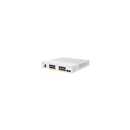 SWITCH CISCO BUSINESS SERIE 350 ADMINISTRADO, 16 PUERTOS 10/100/1000 POE, 2X1G SFP, FUENTE DE PODER EXTERNO