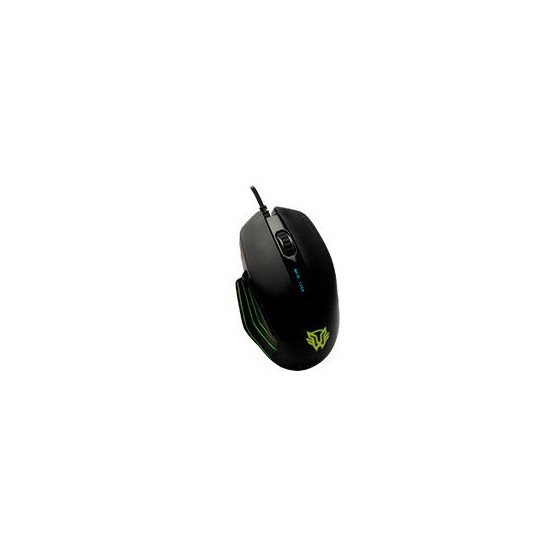 MOUSE GAMER BALAM RUSH HUNTER / ALAMBRICO USB / OPTICO / RGB / 7 BOTONES + SCROLL / 18000 DPI AJUSTABLES / NEGRO / BR-931403