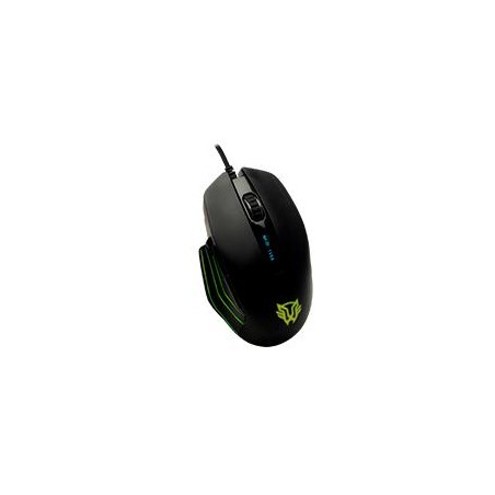 MOUSE GAMER BALAM RUSH HUNTER / ALAMBRICO USB / OPTICO / RGB / 7 BOTONES + SCROLL / 18000 DPI AJUSTABLES / NEGRO / BR-931403