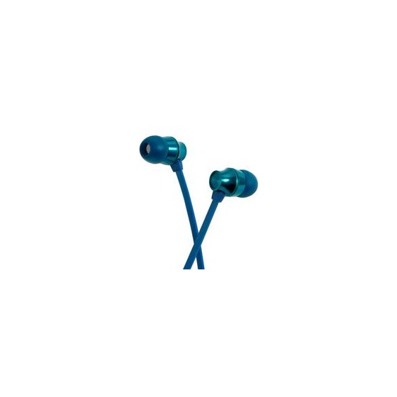 AUDIFONOS MOBIFREE/ ACTECK  IN-EAR CON MICRYFONO COLECCION METYLICOS COLOR AZUL MB-02018