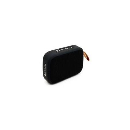  BOCINA BROBOTIX BLUETOOTH USB, RADIO FM, COLOR NEGRO