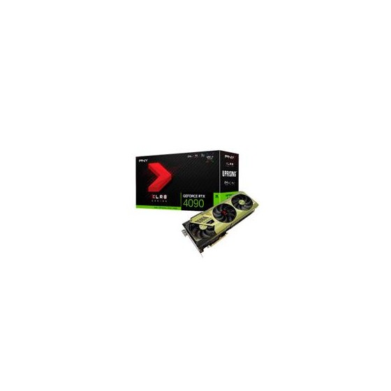 TARJETA DE VIDEO PNY NVIDIA GEFORCE RTX 4090 RGB TRIPL FAN XLR8 /24GB GDDR6X//3XDP 1.4,HDMI 2.1/PCIE 4.0X16/GAMA ALTA/GAMER