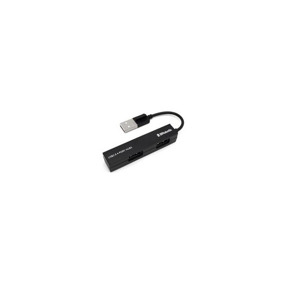 HUB BROBOTIX USB-A V2.0 DE 4 PUERTOS, SMALL, COLOR NEGRO