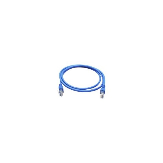 CABLE DE RED UTP CAT5E GHIA 100COBRE AZUL RJ45 1M 3 PIES PATCH CORD